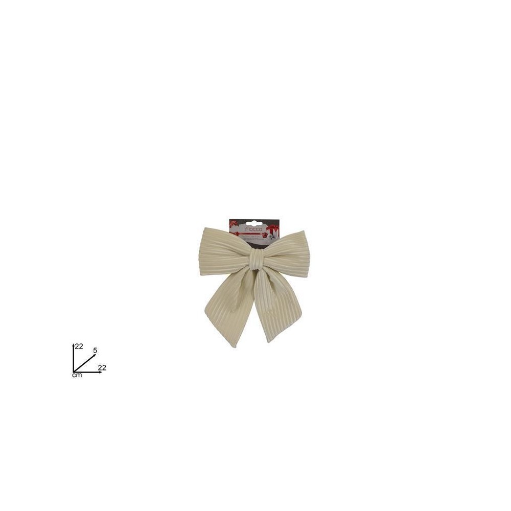 FIOCCO 22CM VELLUTO A RIGHE BI